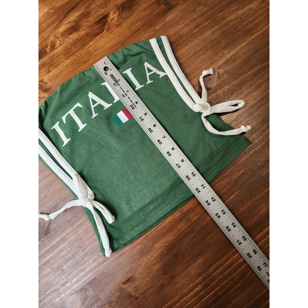 Altar'd State Blokecette Italia Tube Top Side Tie Bandeau XXS Green - Picture 6 of 6